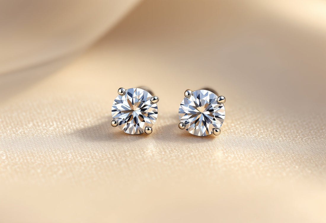 Moissanite Stud Earrings: What Carat Size Looks Best?