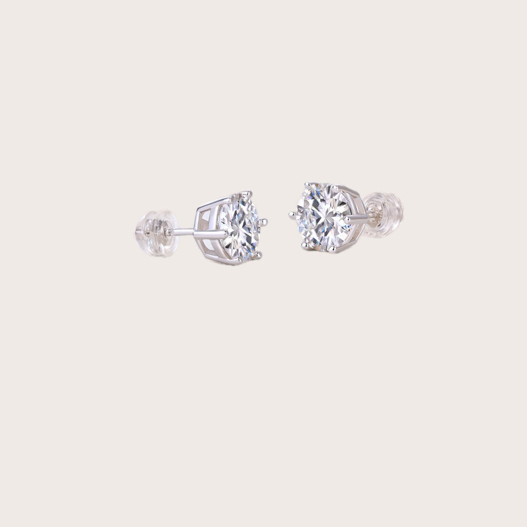 Serene Stud Earrings 1ct in 925 sterling silver