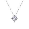 True Heart 1 Carat Moissanite Pendant Necklace in Sterling Silver