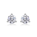 Moment 0.5 Carat Moissanite Stud Earrings in Sterling Silver