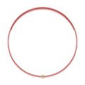 Luck 0.3 Carat Moissanite Red Cord Necklace in Sterling Silver