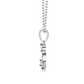 Archer Moissanite Archer Pendant Necklace in Sterling Silver