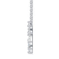 Verdure Moissanite Laurel Wreath Necklace in Sterling Silver