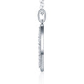 Rosace Moissanite Openwork Medallion Necklace in Sterling Silver