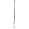 Lucky Moissanite Clover Pendant Necklace in Sterling Silver