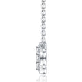 Verbena Moissanite Clover Pendant Necklace in Sterling Silver