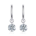 Farfalle 3 Carat Moissanite Butterfly Stud Earrings in Sterling Silver