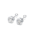 Bezella 0.5 Carat Moissanite Stud Earrings in Sterling Silver