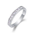 Whim Moissanite Band Ring in Sterling Silver