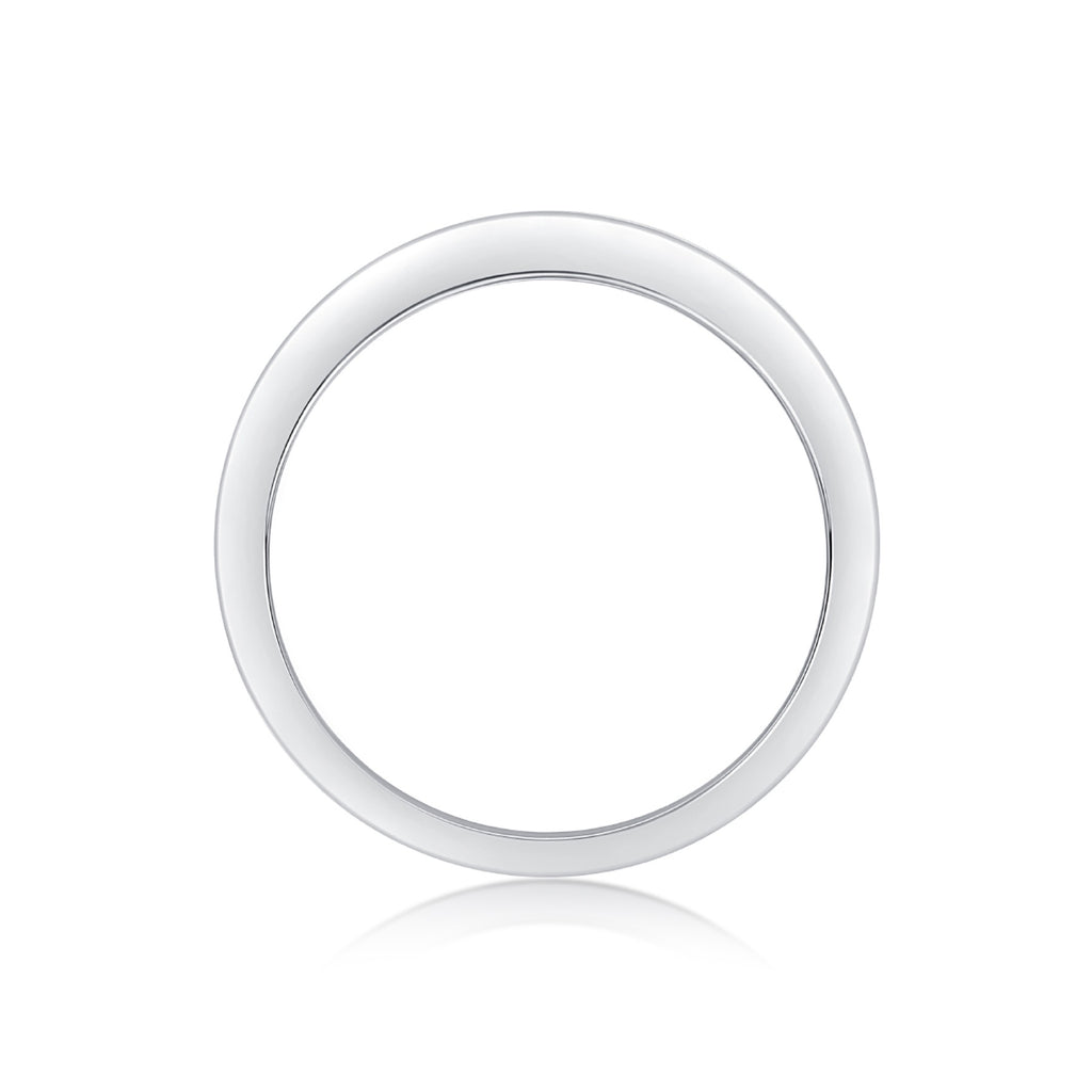 Whim Moissanite Band Ring in Sterling Silver