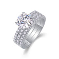 Fantasia 2 Carat Moissanite Solitaire Ring in Sterling Silver