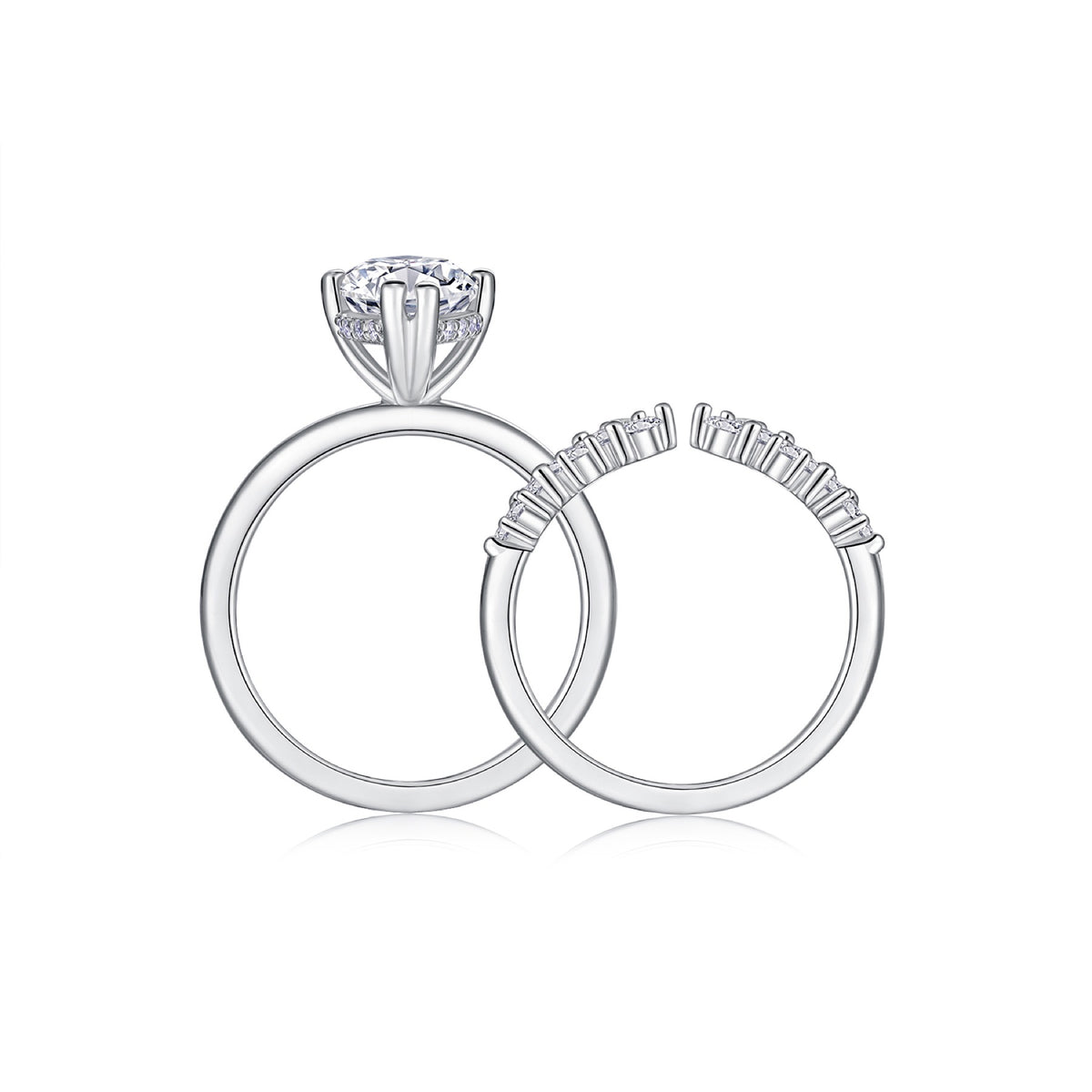 Stargaze 3 Carat Marquise-Cut Moissanite Solitaire Ring in Sterling Silver