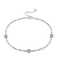 Moonweave Moissanite Tennis Bracelet in Sterling Silver