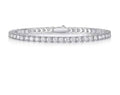 Unique Moissanite Tennis Bracelet in Sterling Silver
