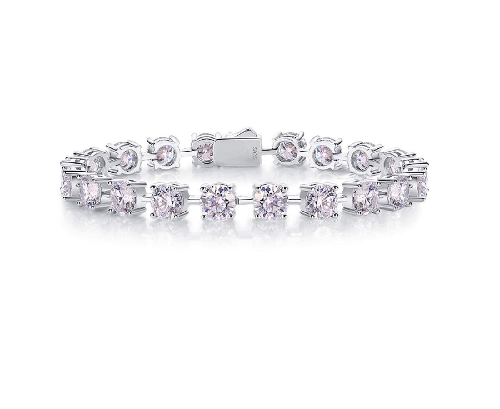 Appuntamento Moissanite Tennis Bracelet in Sterling Silver