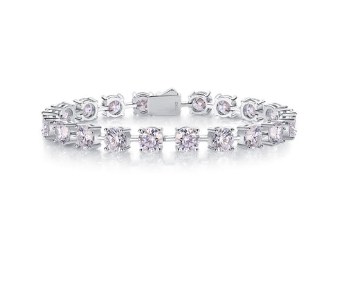 Appuntamento Moissanite Tennis Bracelet in Sterling Silver