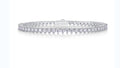 Segno Moissanite Tennis Bracelet in Sterling Silver