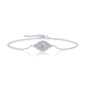 Codice Moissanite Chain Bracelet in Sterling Silver