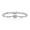 Polare Moissanite Tennis Bracelet in Sterling Silver