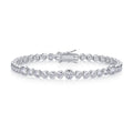 Vibrante Moissanite Tennis Bracelet in Sterling Silver