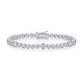 Vibrante Moissanite Tennis Bracelet in Sterling Silver