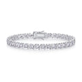 Grazia Moissanite Tennis Bracelet in Sterling Silver