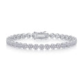 Fiorame Moissanite Tennis Bracelet in Sterling Silver