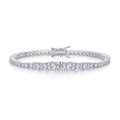 Bagliore Moissanite Tennis Bracelet in Sterling Silver