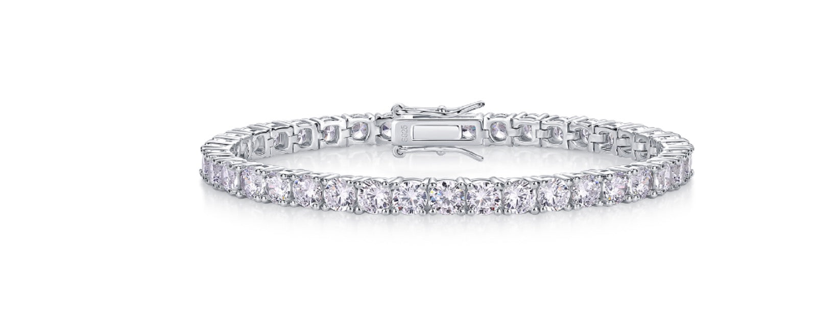 Chiardiluna Moissanite Tennis Bracelet in Sterling Silver