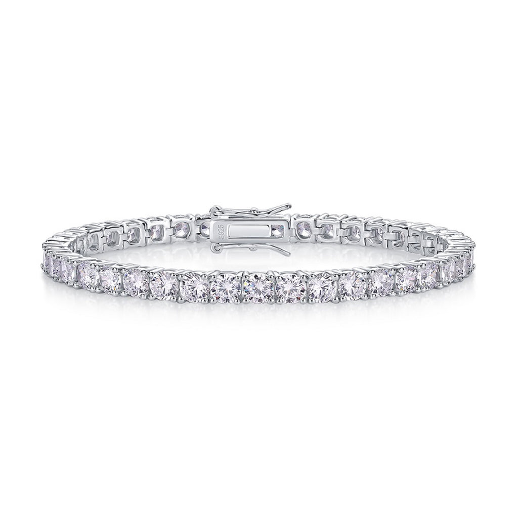 Chiardiluna Moissanite Tennis Bracelet in Sterling Silver