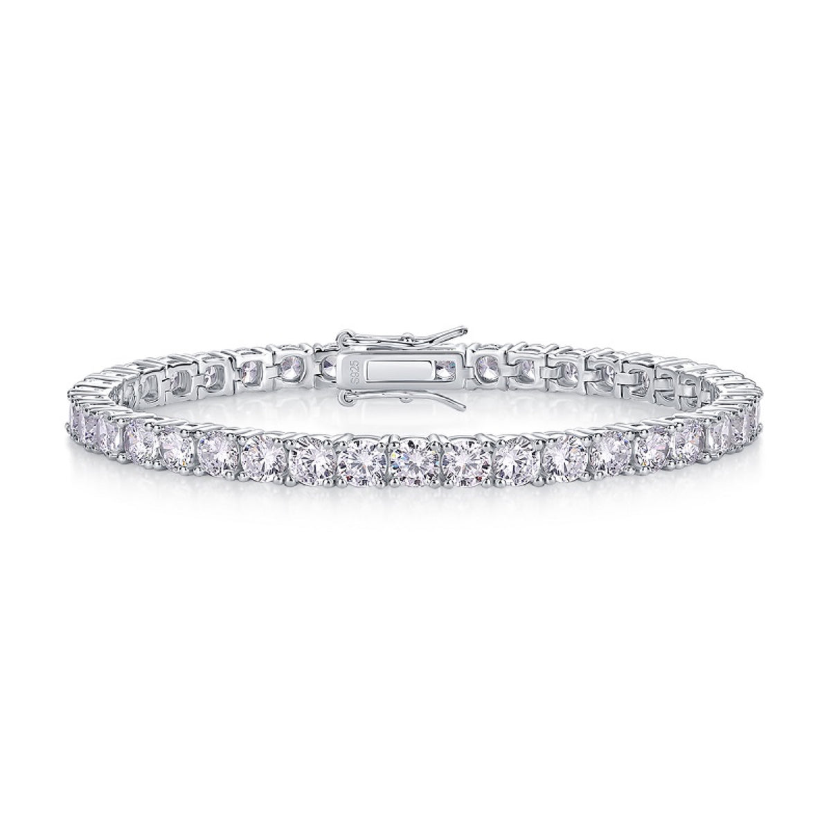 Chiardiluna Moissanite Tennis Bracelet in Sterling Silver