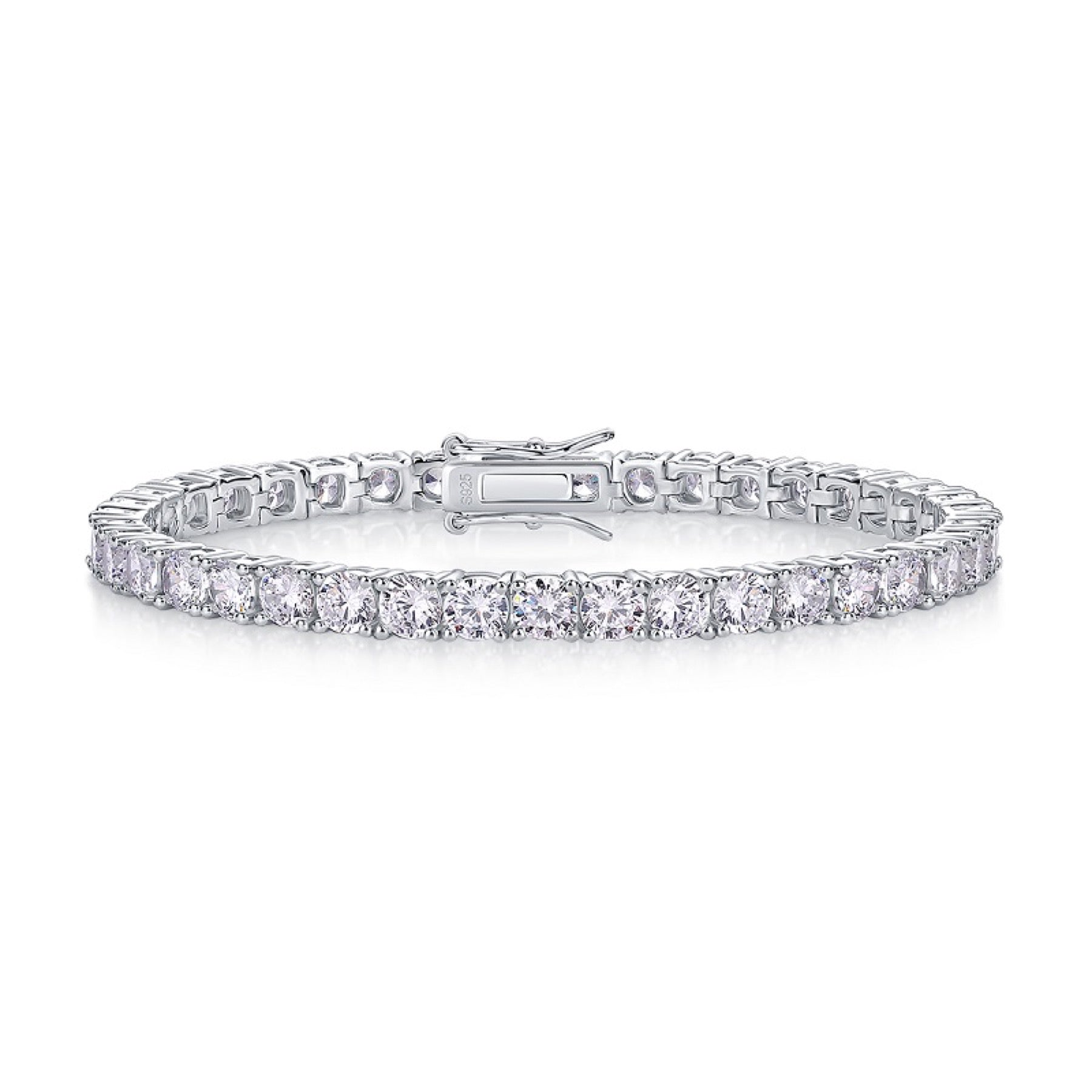 Chiardiluna Moissanite Tennis Bracelet in Sterling Silver