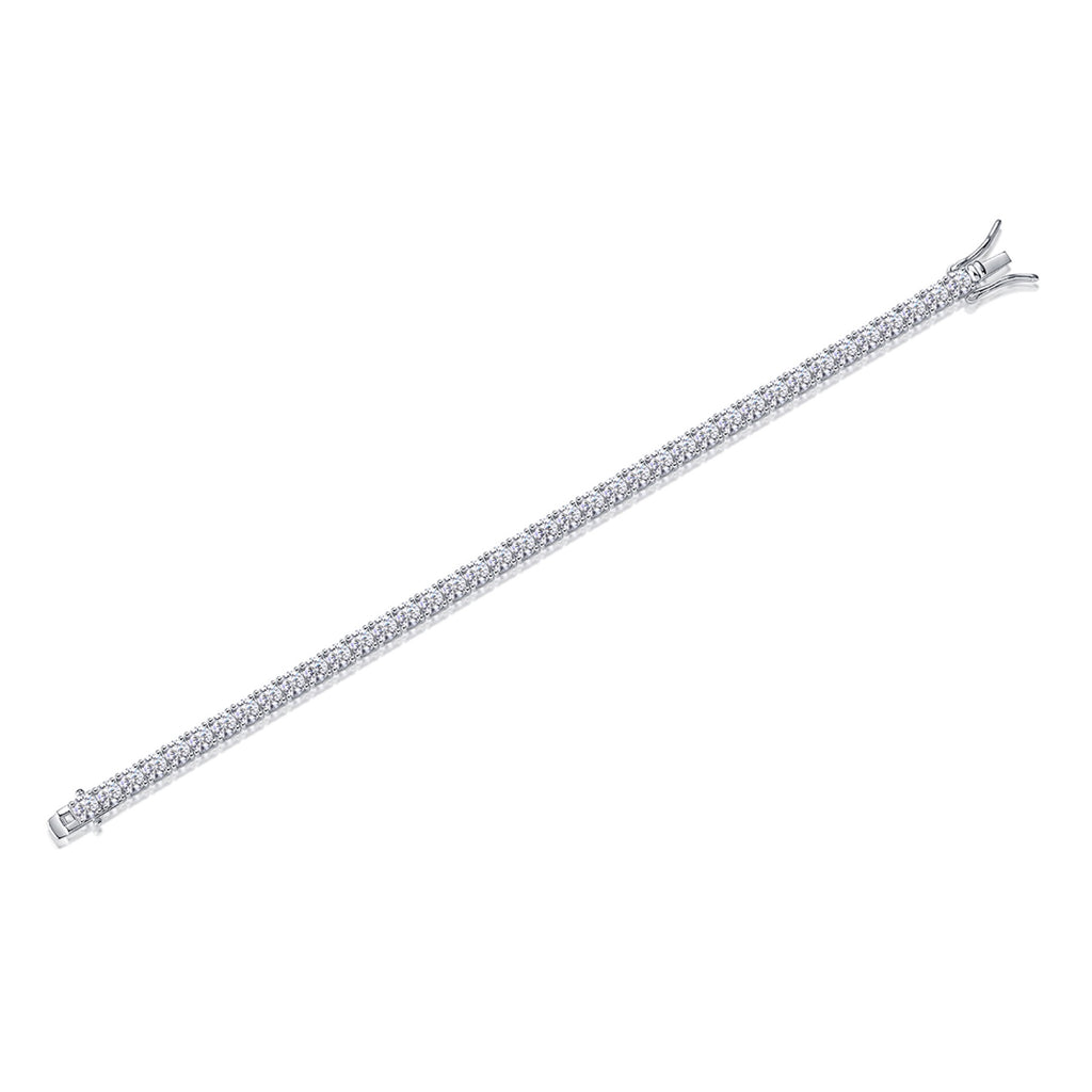 Chiardiluna Moissanite Tennis Bracelet in Sterling Silver