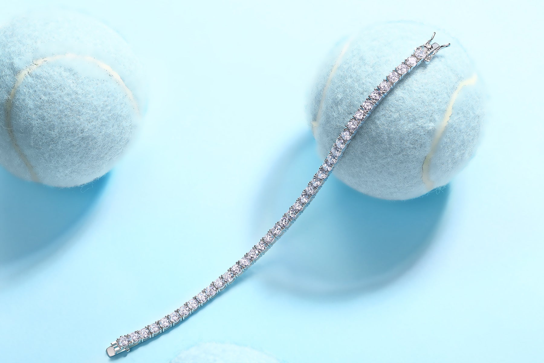 Chiardiluna Moissanite Tennis Bracelet in Sterling Silver