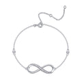 Cuorinfinito Moissanite Chain Bracelet in Sterling Silver
