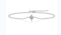 Catenacroce Moissanite Chain Bracelet in Sterling Silver