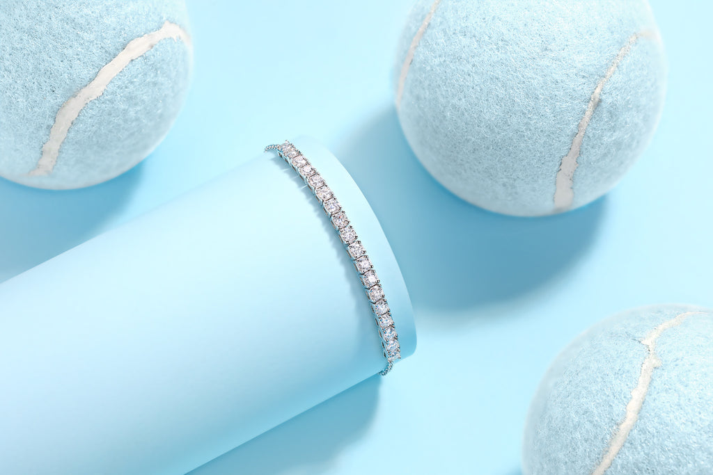 Incanto Moissanite Tennis Bracelet in Sterling Silver