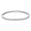 Filante Moissanite Tennis Bracelet in Sterling Silver
