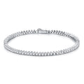 Classica Moissanite Tennis Bracelet in Sterling Silver