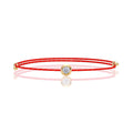 Rubino Moissanite Red Cord Bracelet