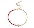 Filorosso Moissanite Red Cord Bracelet