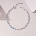 Sfumato Moissanite Chain Bracelet in Sterling Silver