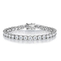 Bezella Moissanite Tennis Bracelet in Sterling Silver