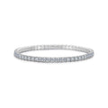 Filo Moissanite Tennis Bracelet in Sterling Silver