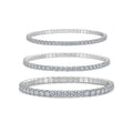 Filo Moissanite Tennis Bracelet in Sterling Silver