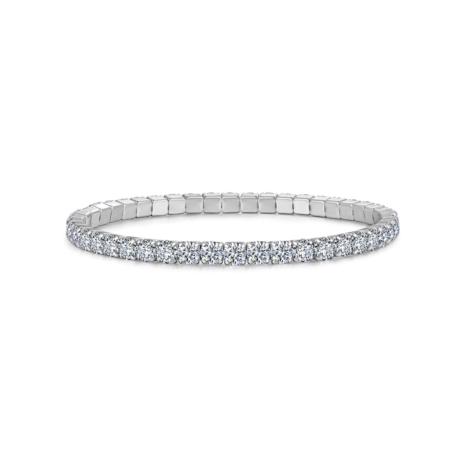 Sempiterna Moissanite Tennis Bracelet in Sterling Silver