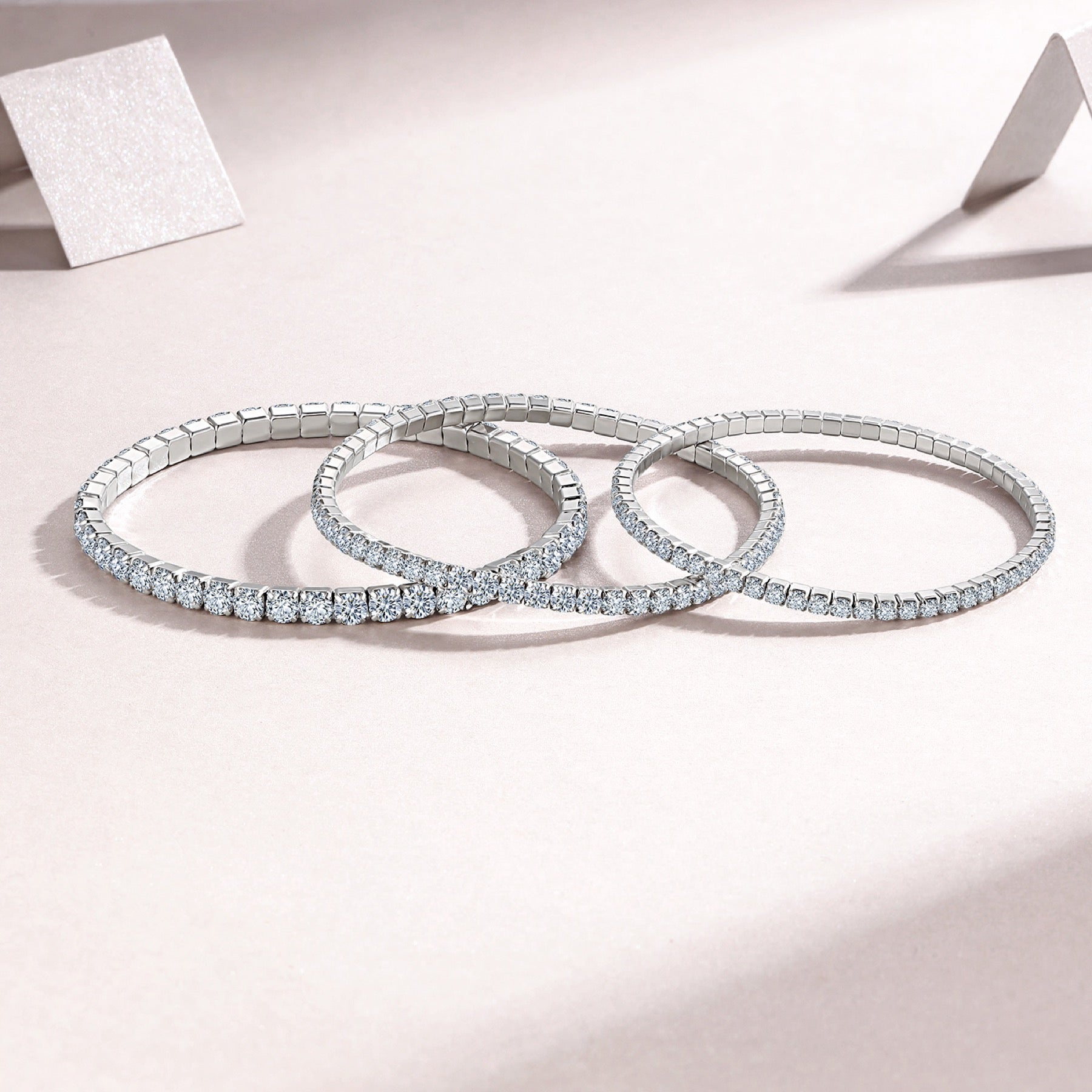 Sempiterna Moissanite Tennis Bracelet in Sterling Silver