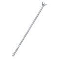 Lucciola Moissanite Tennis Bracelet in Sterling Silver