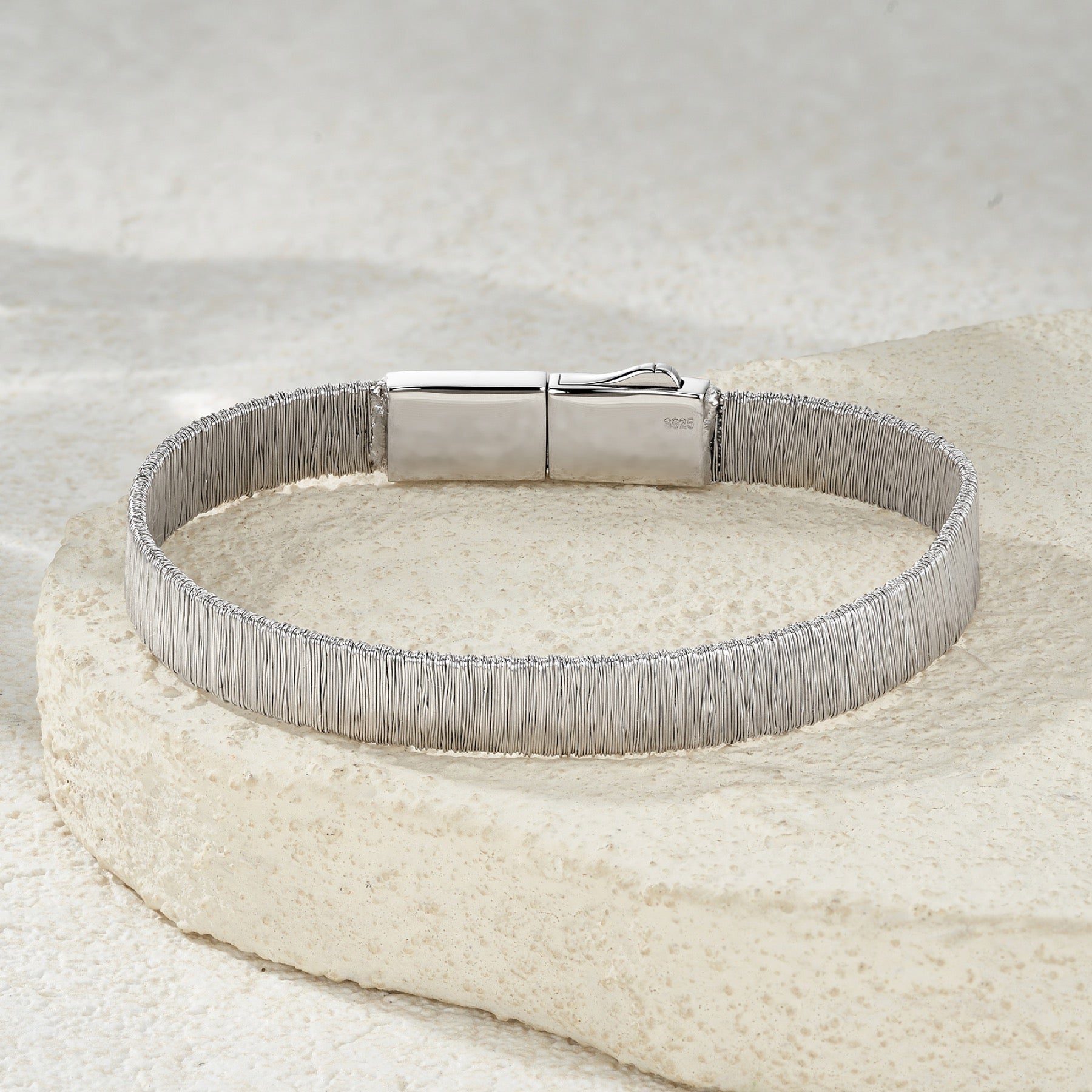 Tessuto Moissanite Bracelet in Sterling Silver