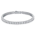 Tondissima Moissanite Tennis Bracelet in Sterling Silver